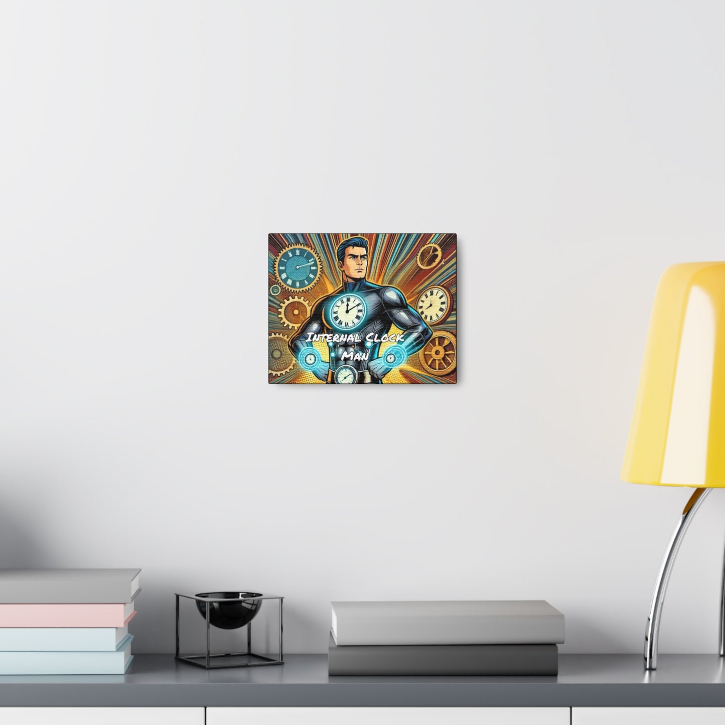 Internal Clock Man Wall Decor