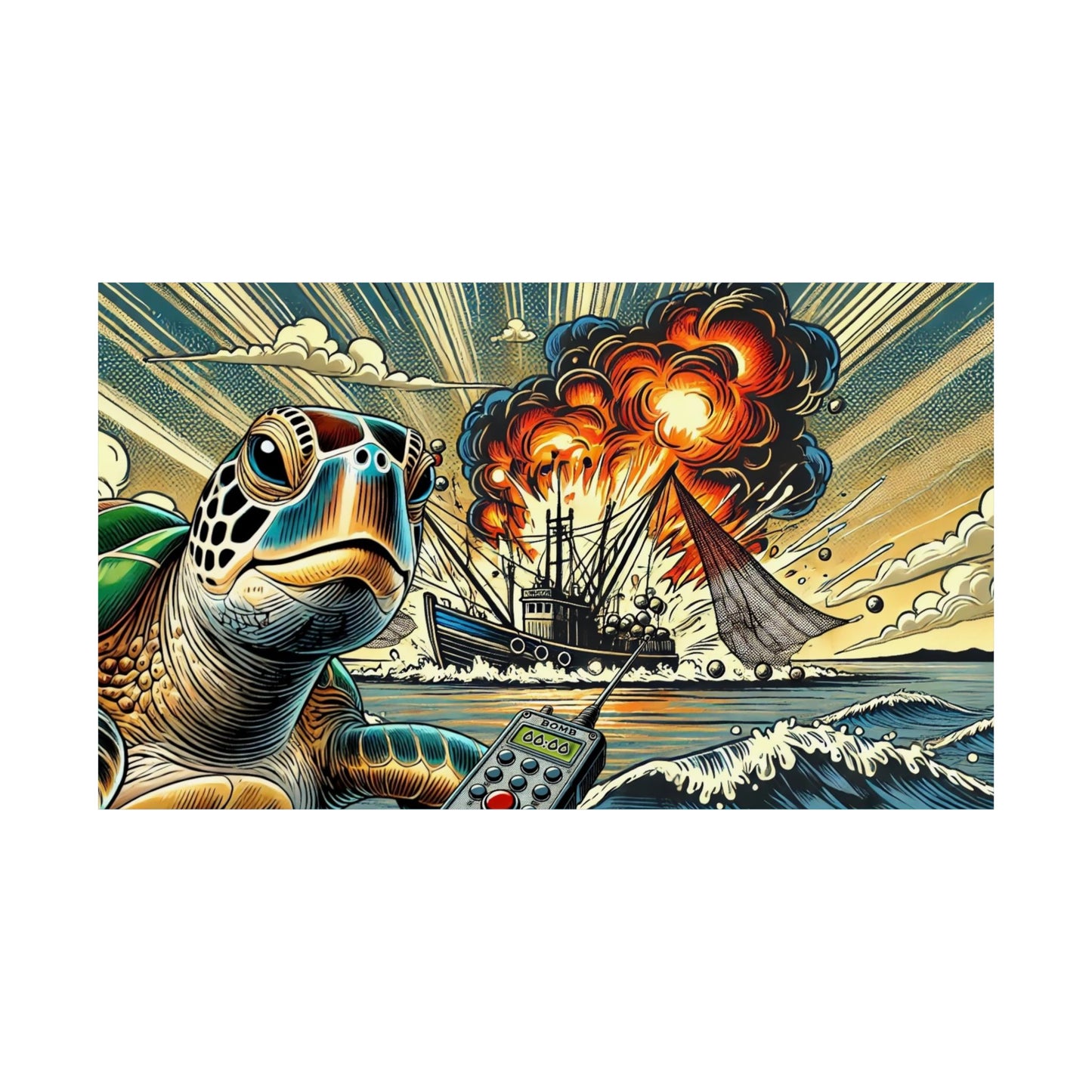 Sea Turtle’s Revenge Poster