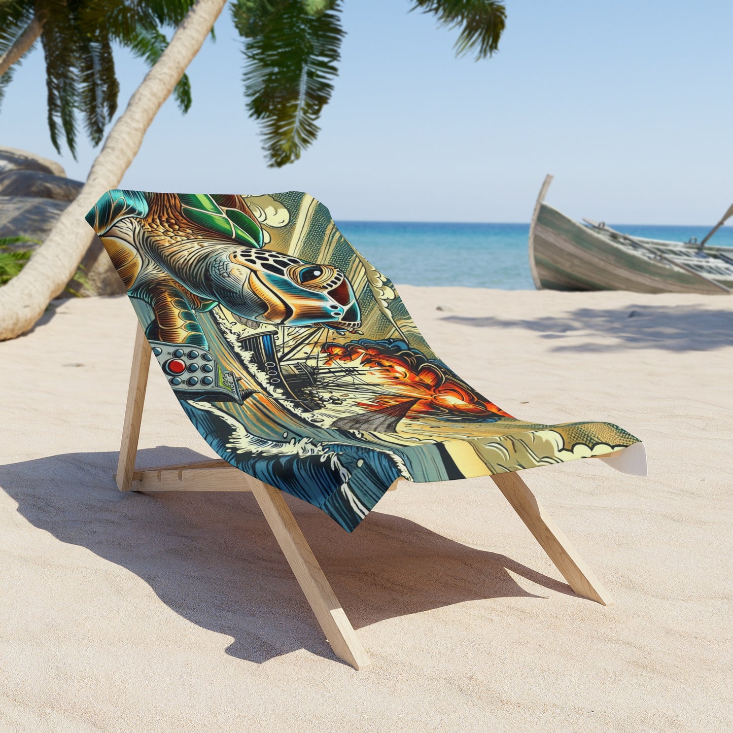 Sea Turtle’s Revenge Beach Towel