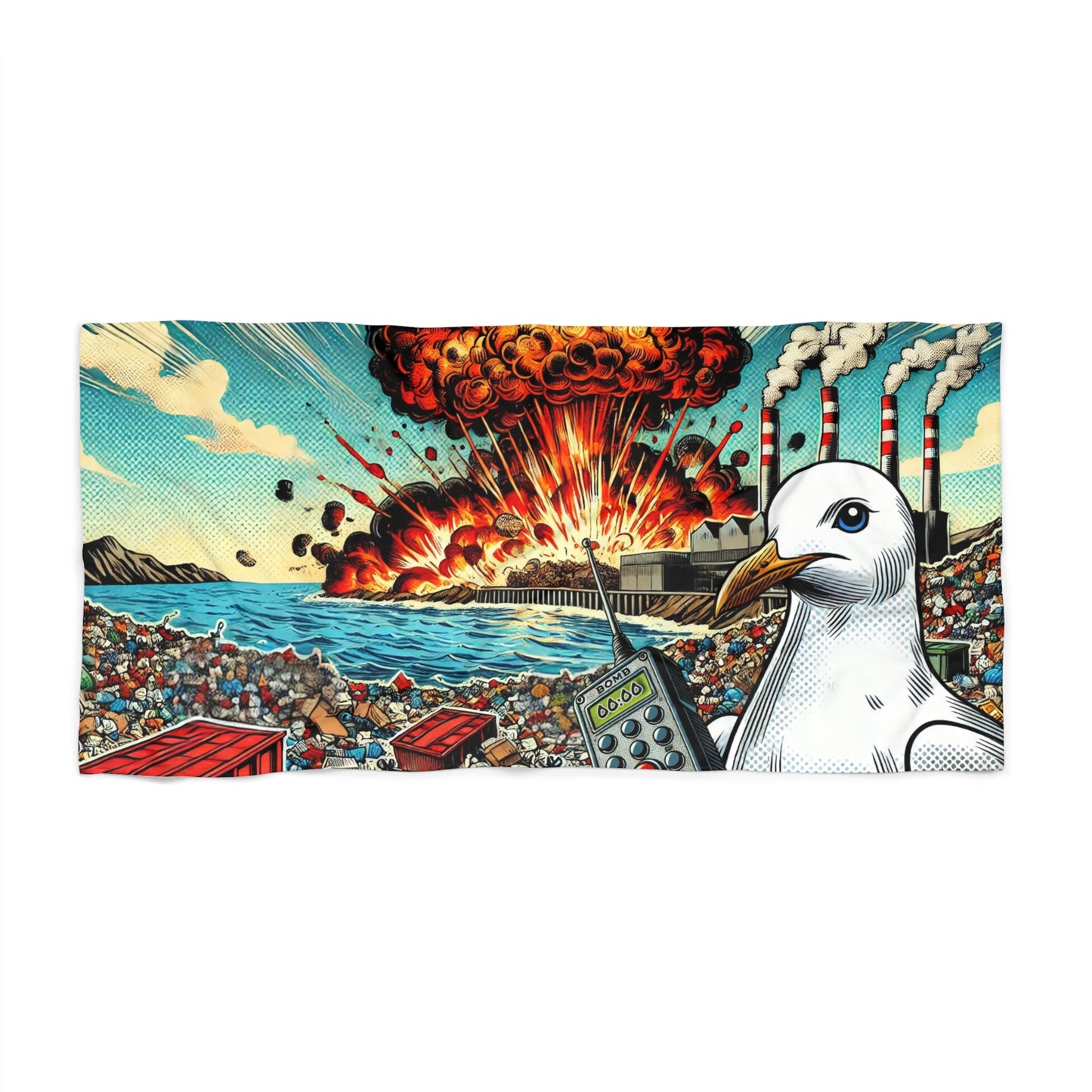 Seagull’s Revenge Beach Towel