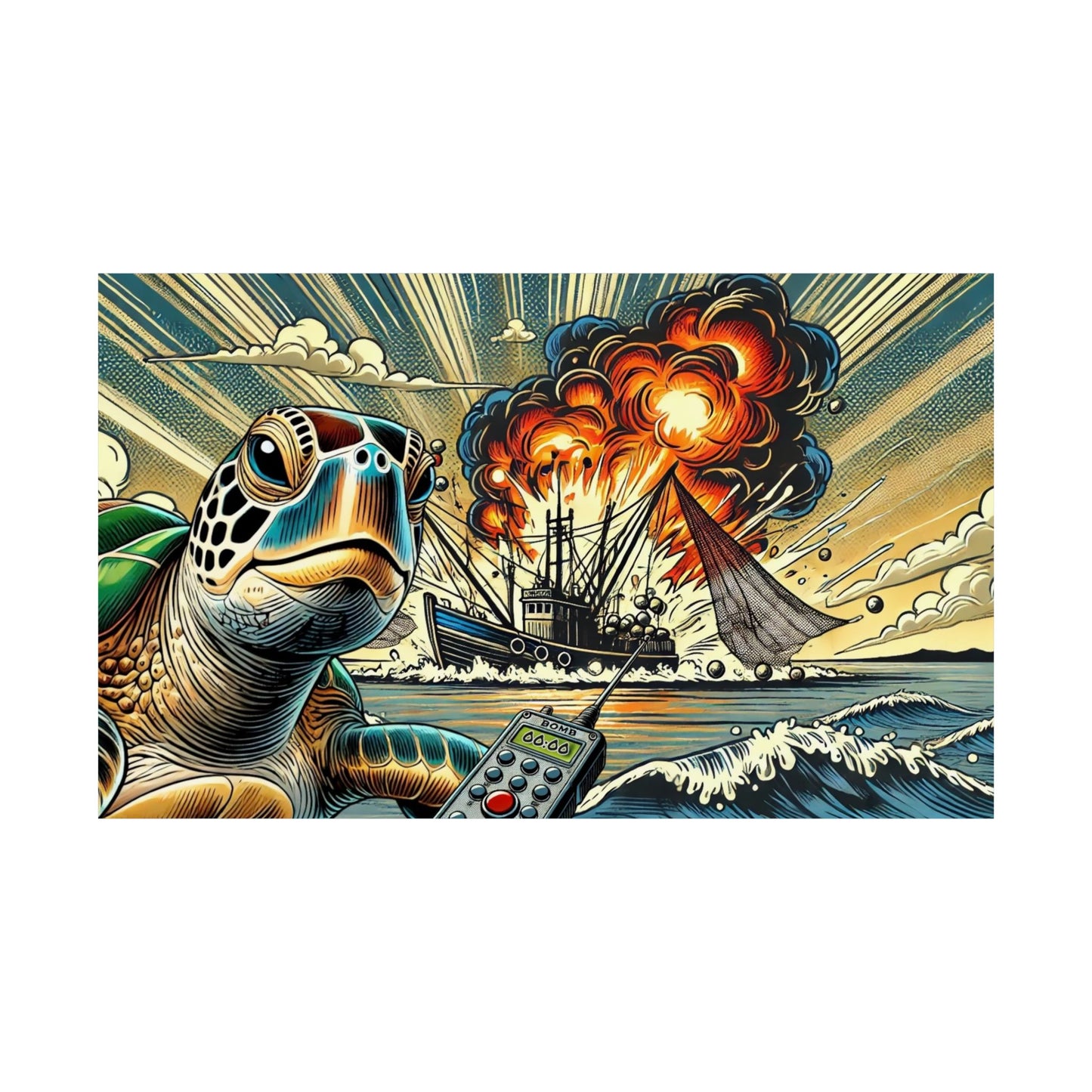 Sea Turtle’s Revenge Poster