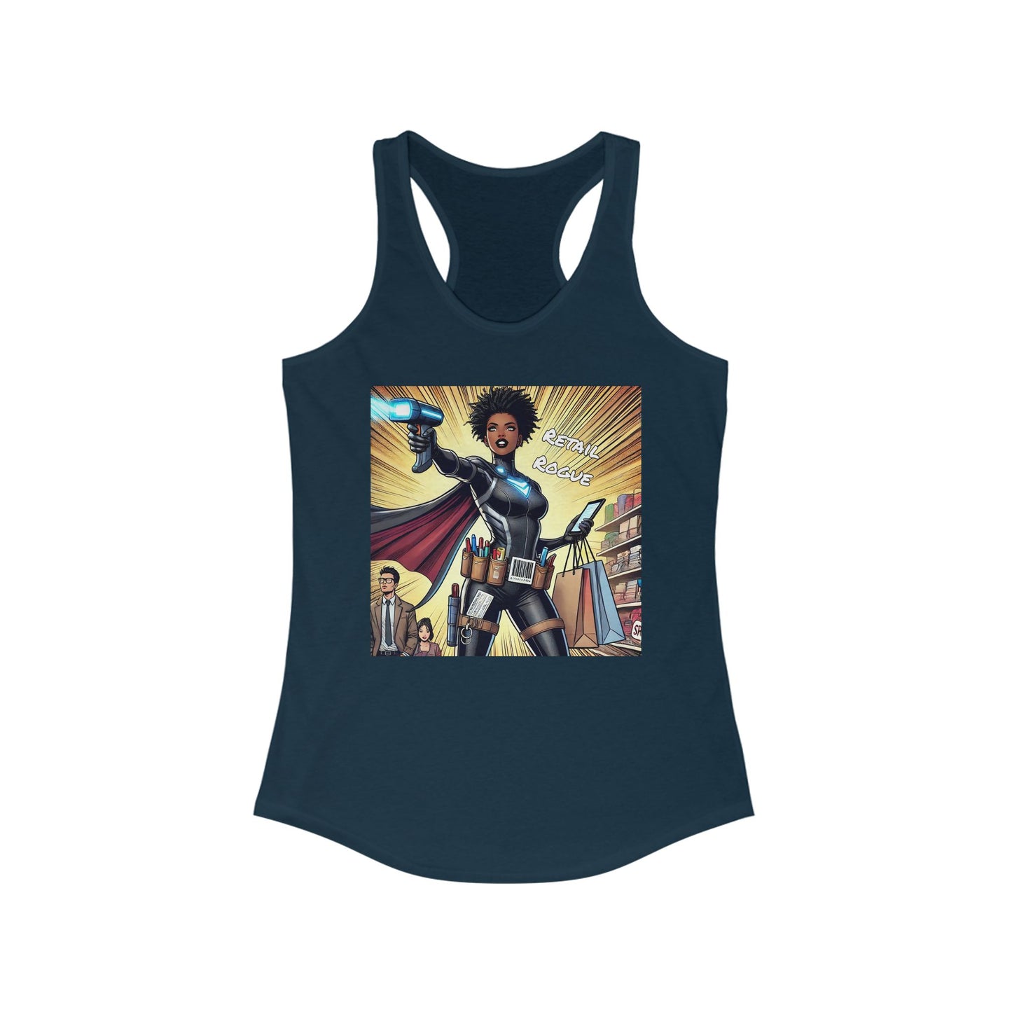 Retail Rogue Super Hero Women's Racerback Tank