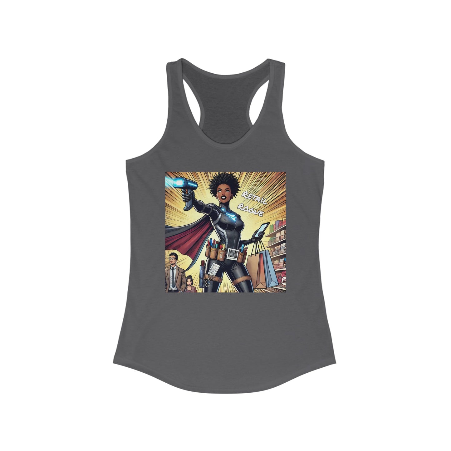 Retail Rogue Super Hero Women's Racerback Tank