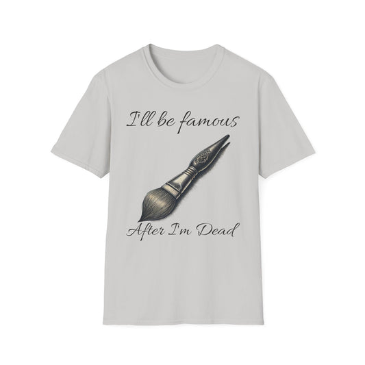 Artist Paintbrush T-Shirt - Unisex Softstyle T-Shirt