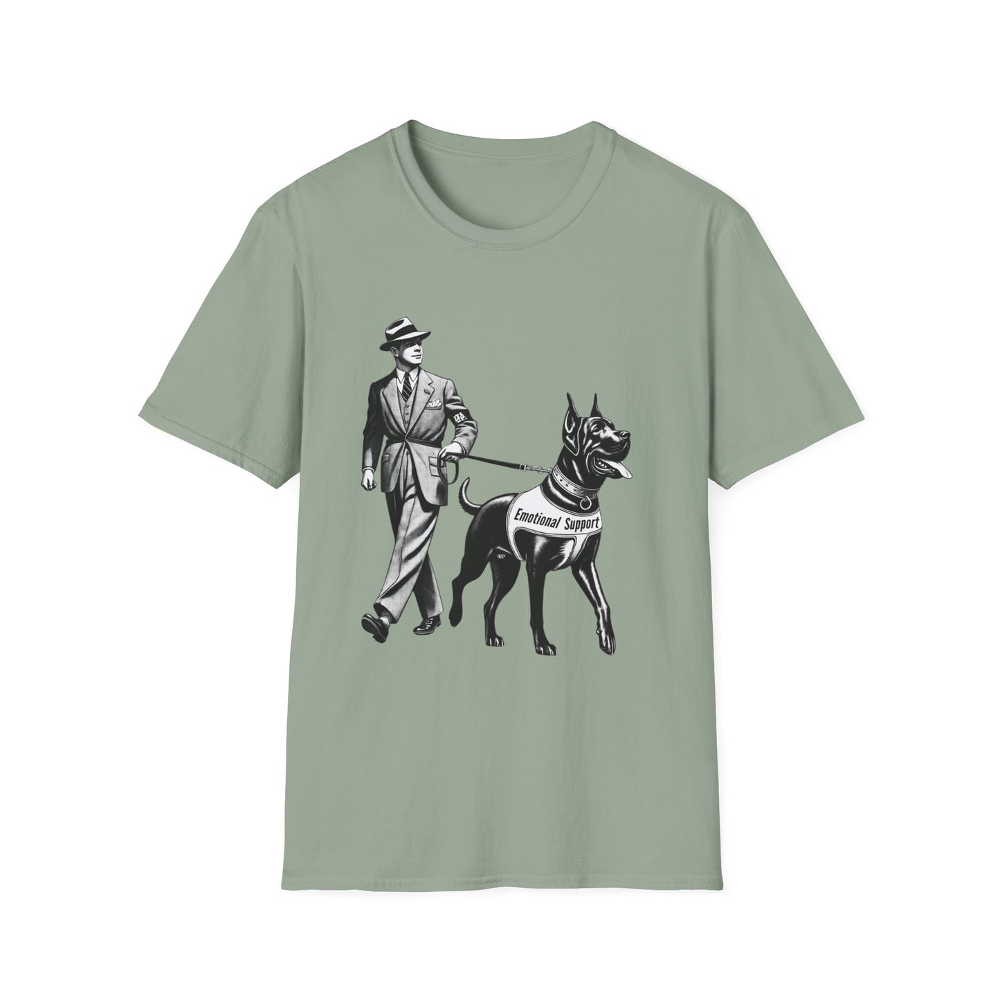 Emotional Support Dog Postmodern Unisex T-Shirt