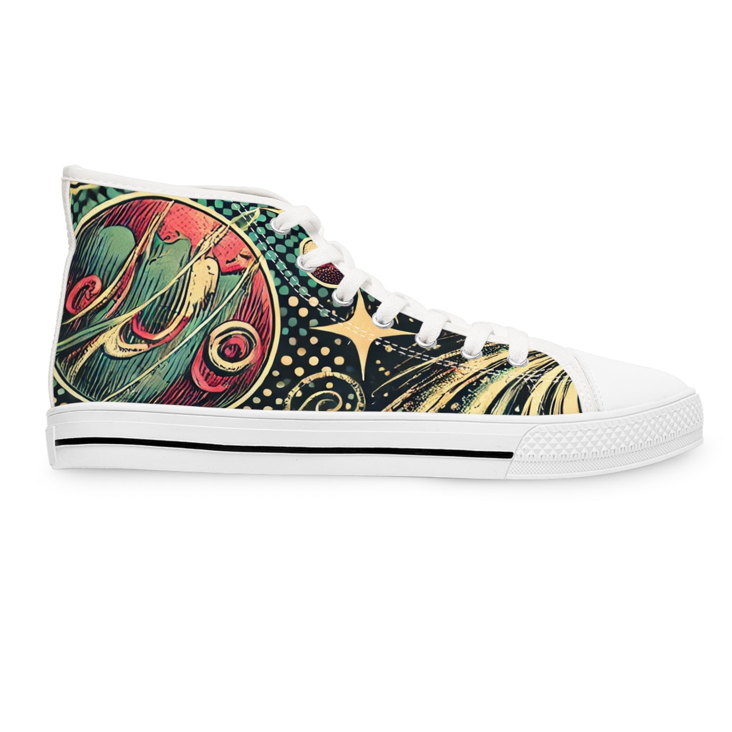 Space Women's High Top Sneakers