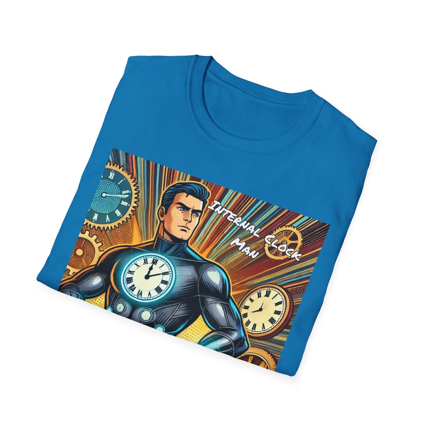 Internal Clock Man Super Hero Unisex T-Shirt