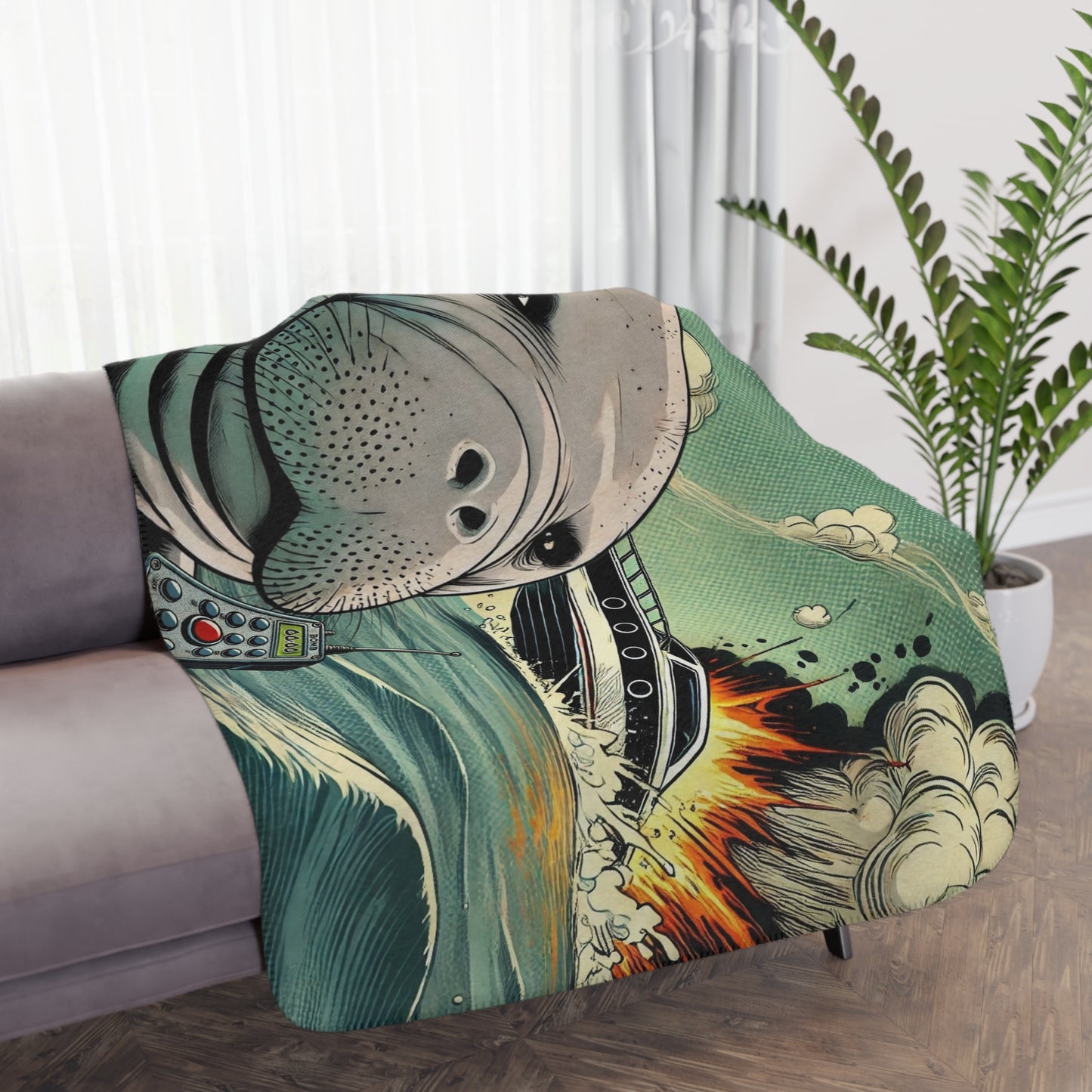 Manatee’s Revenge Sherpa Blanket