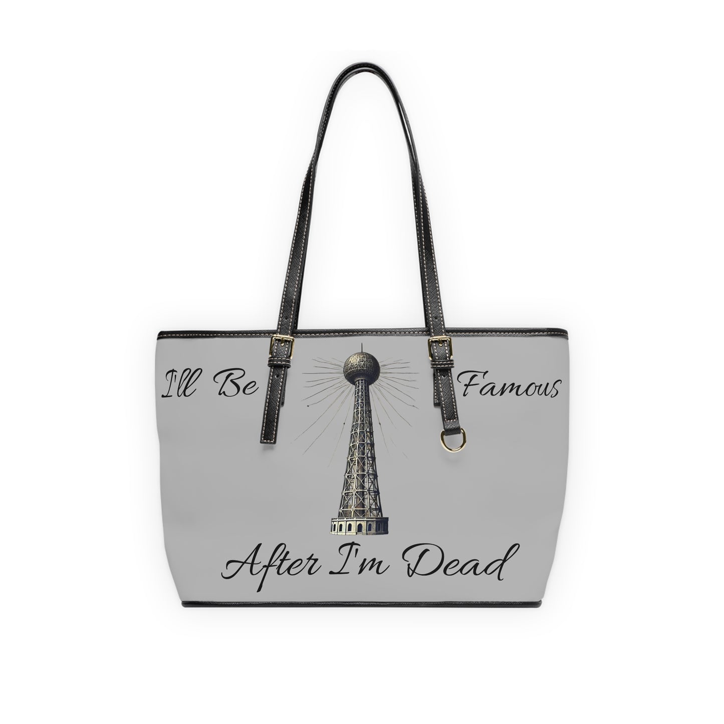 Inventor Shoulder Bag - I’ll be famous after I’m dead - PU Leather Shoulder Bag