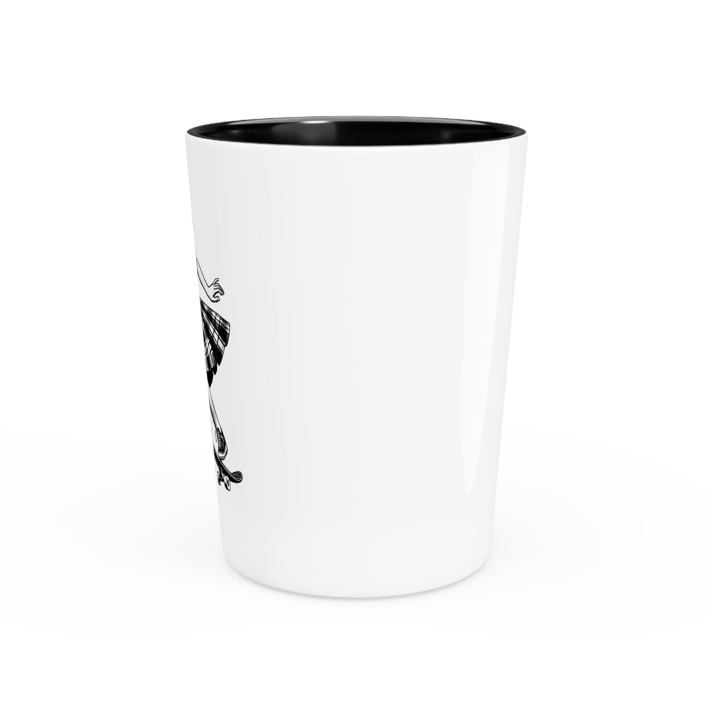 Skateboarding Postmodern Shot Glass