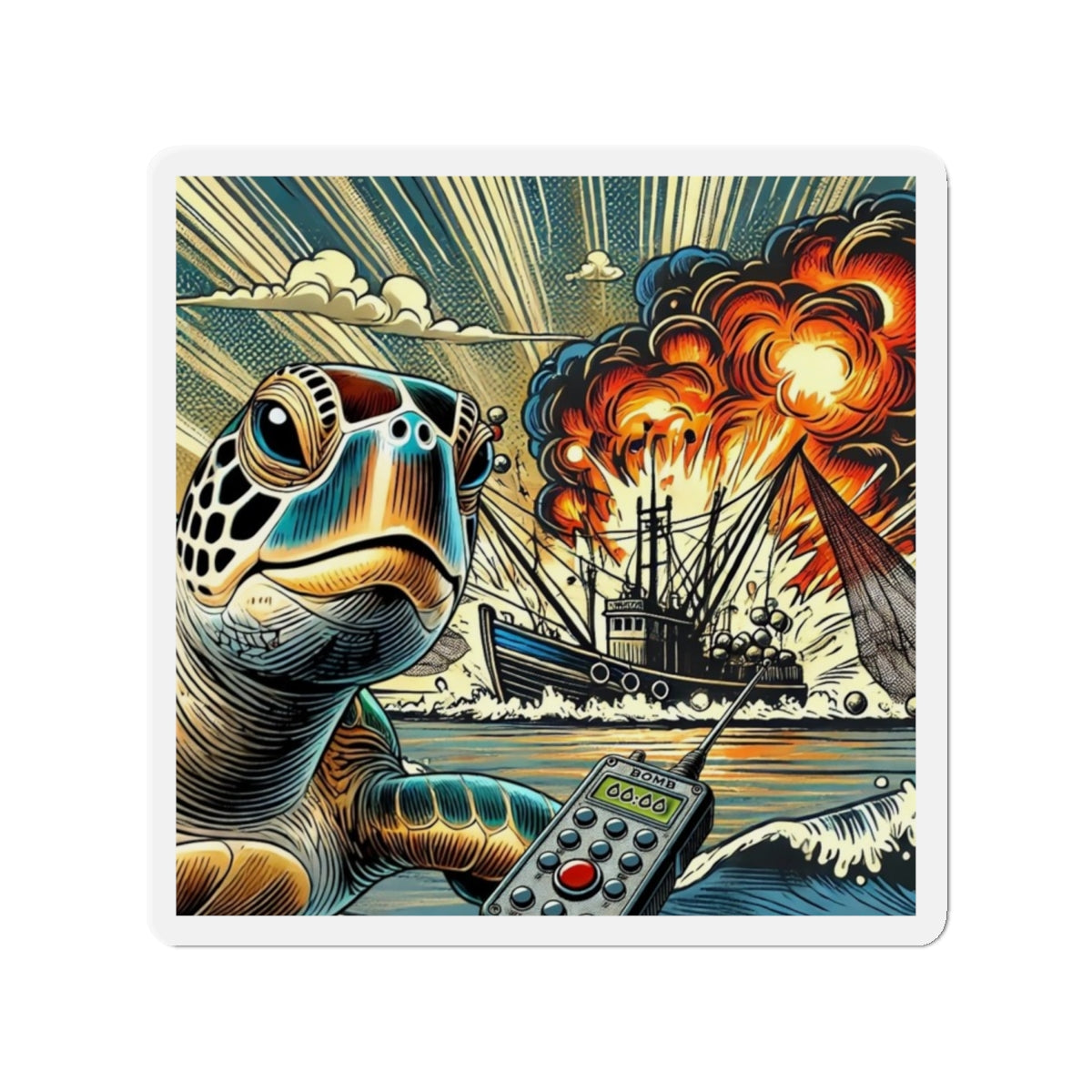 Sea Turtle’s Revenge Magnet