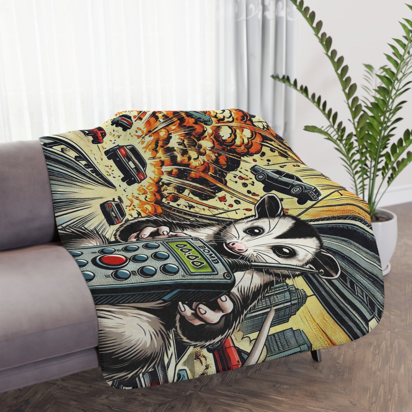 Possum’s Revenge Sherpa Blanket