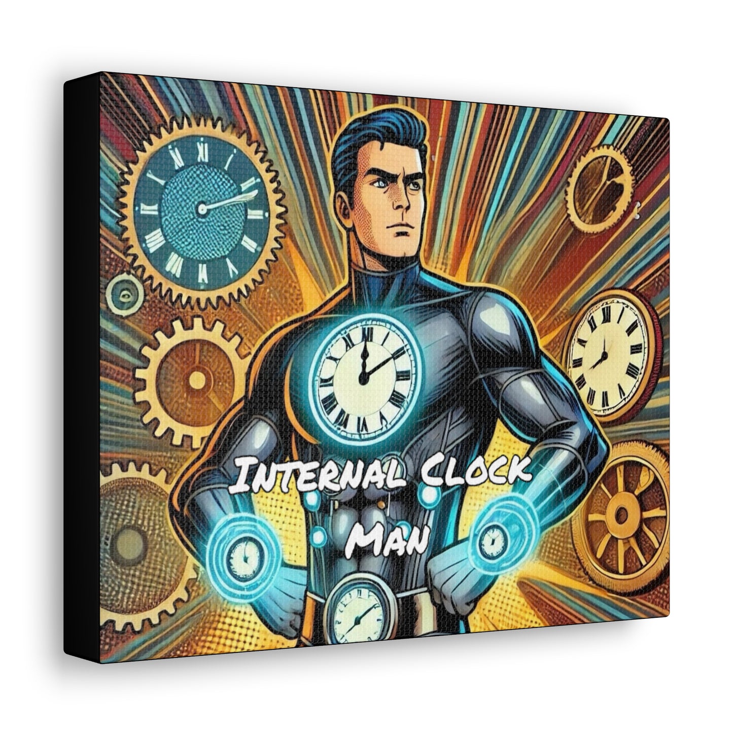 Internal Clock Man Wall Decor