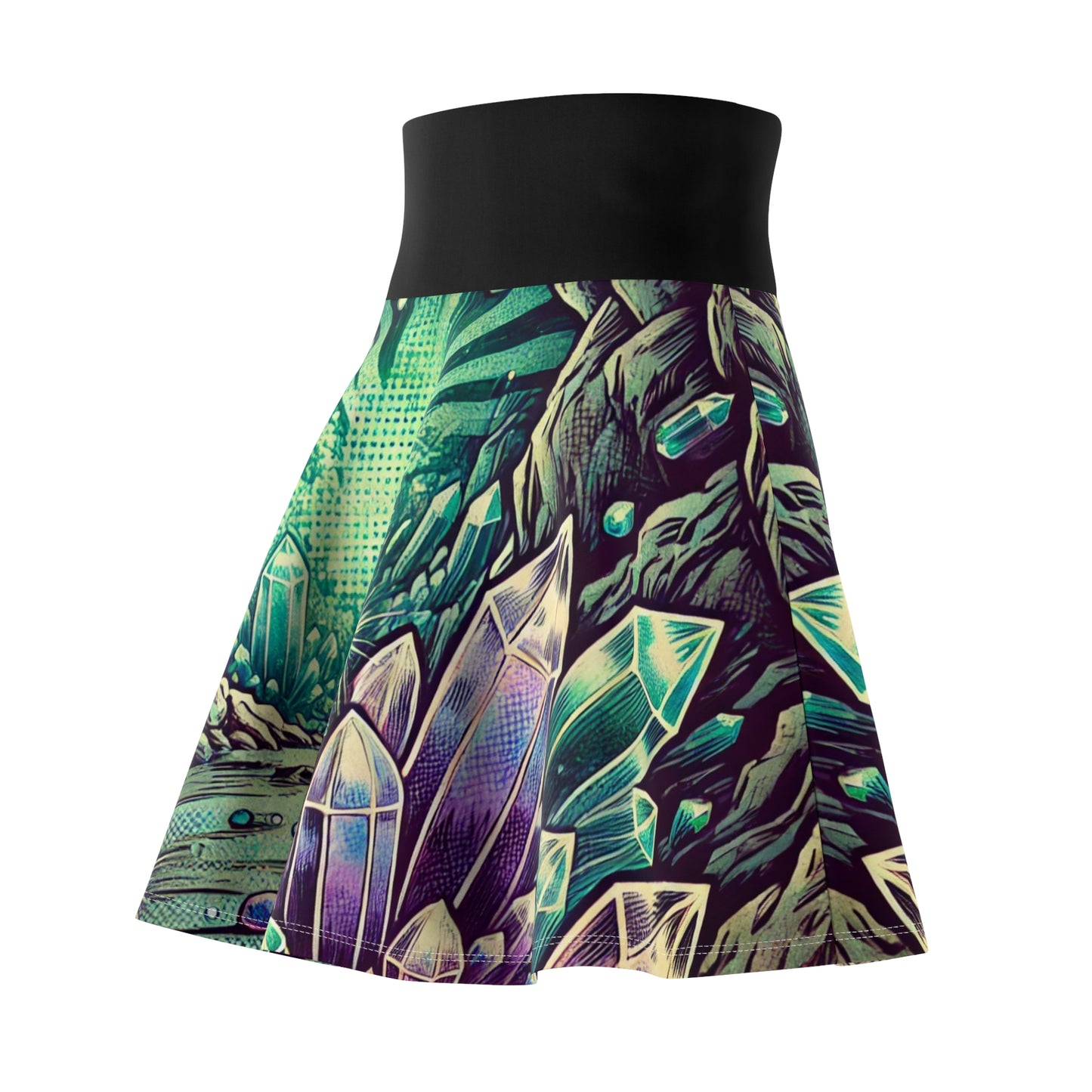 Crystals Women's Skater Skirt