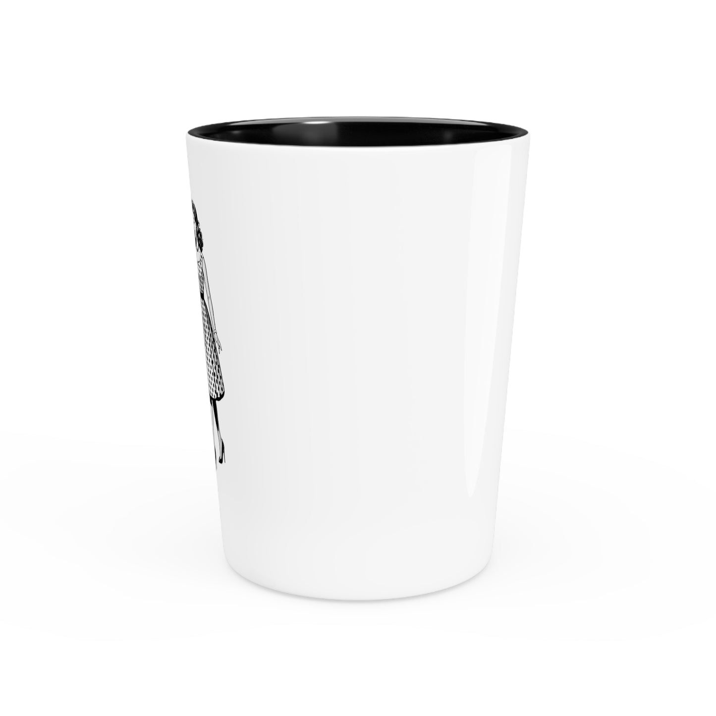 Vlogger Postmodern Shot Glass