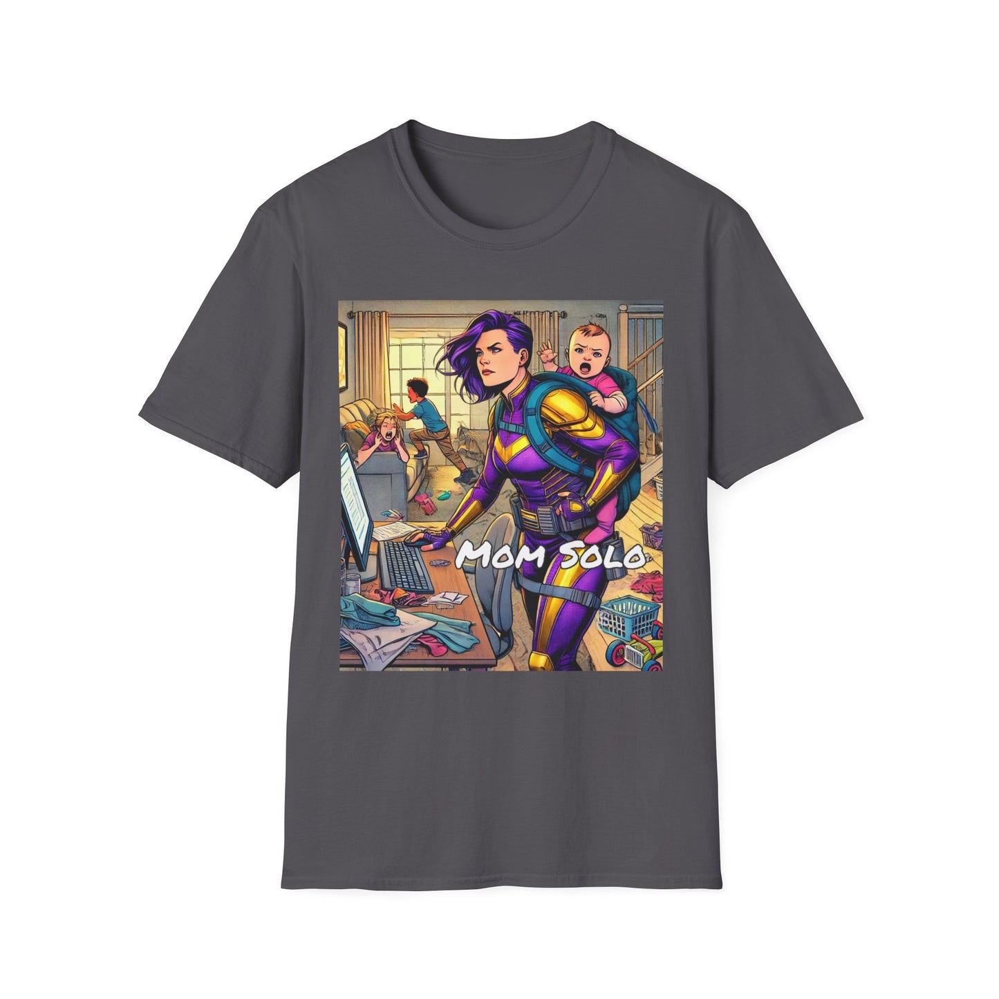 Mom Solo Super Hero Unisex T-Shirt