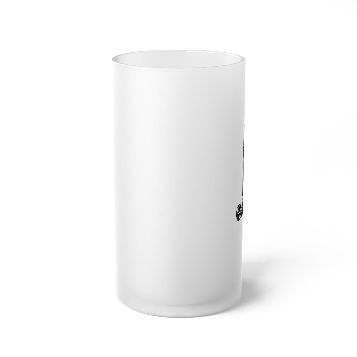 Hoverboard Postmodern Frosted Glass Beer Mug