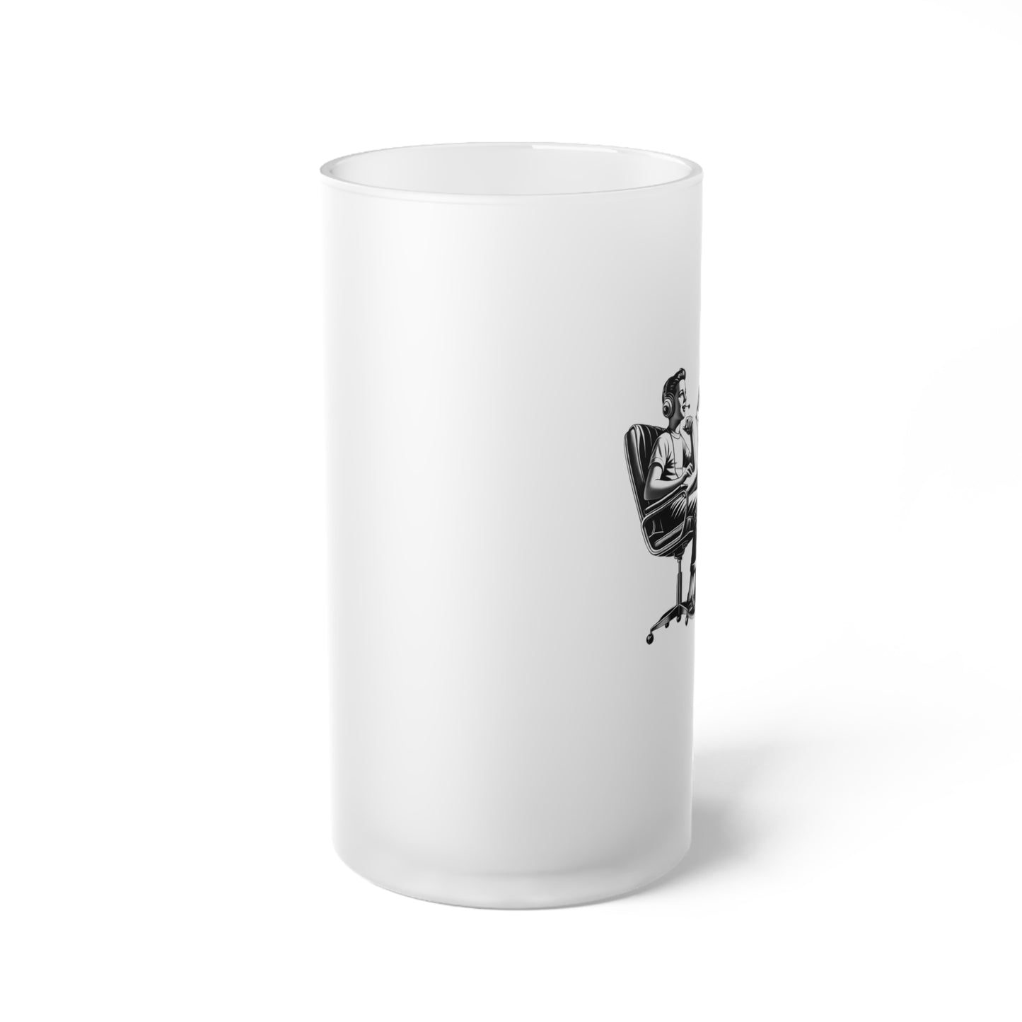 Gamer Postmodern Frosted Glass Beer Mug