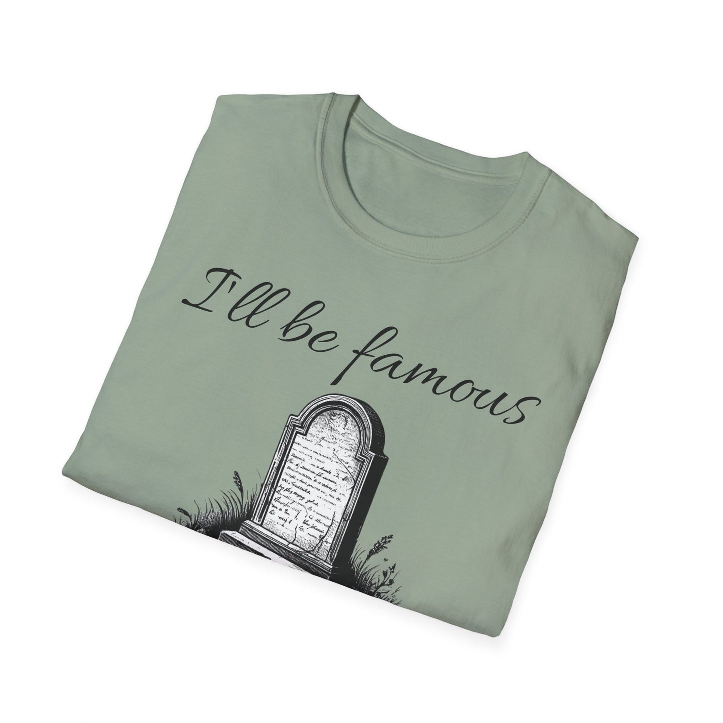 Gravestone T Shirt - Unisex Softstyle T-Shirt