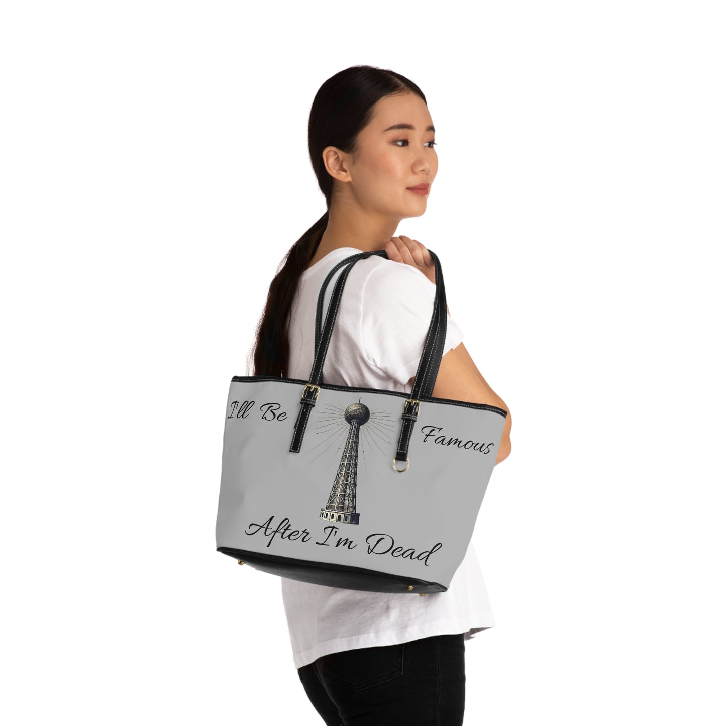 Inventor Shoulder Bag - I’ll be famous after I’m dead - PU Leather Shoulder Bag