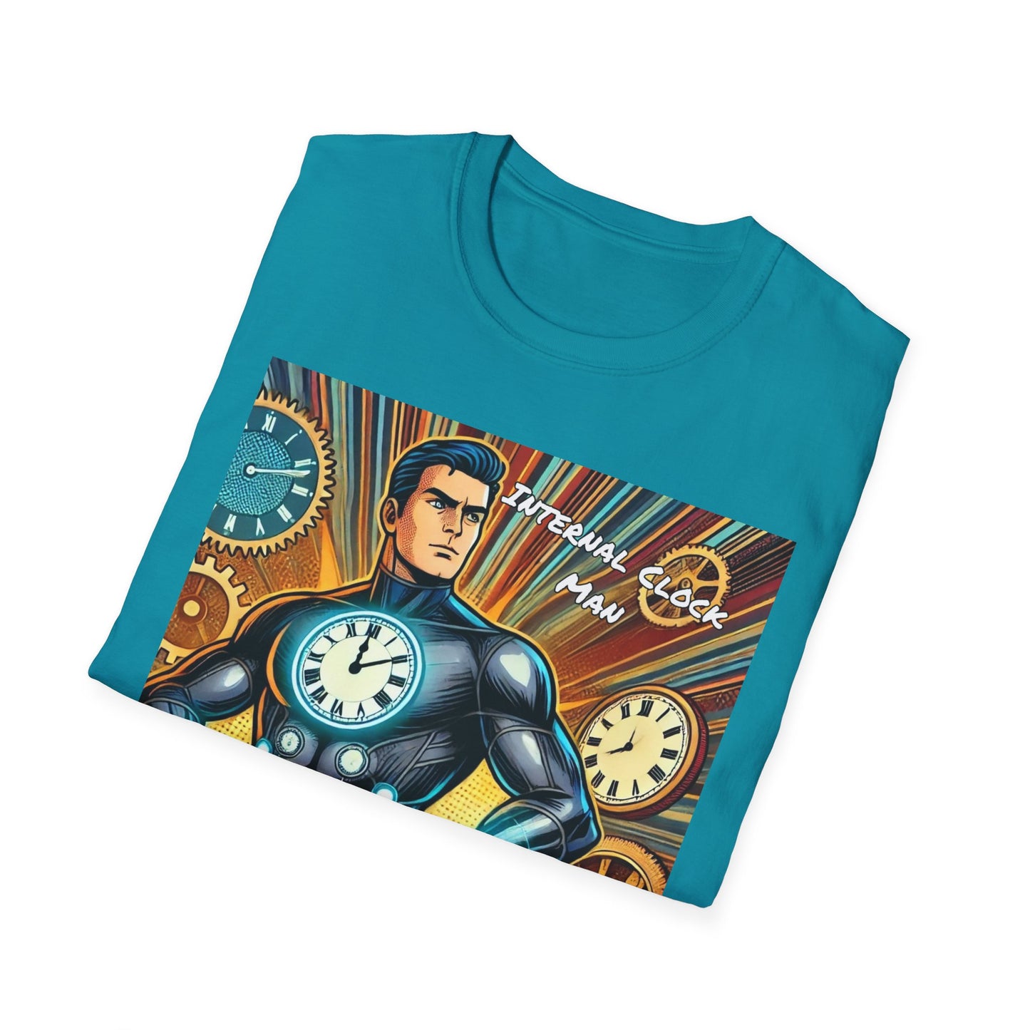 Internal Clock Man Super Hero Unisex T-Shirt