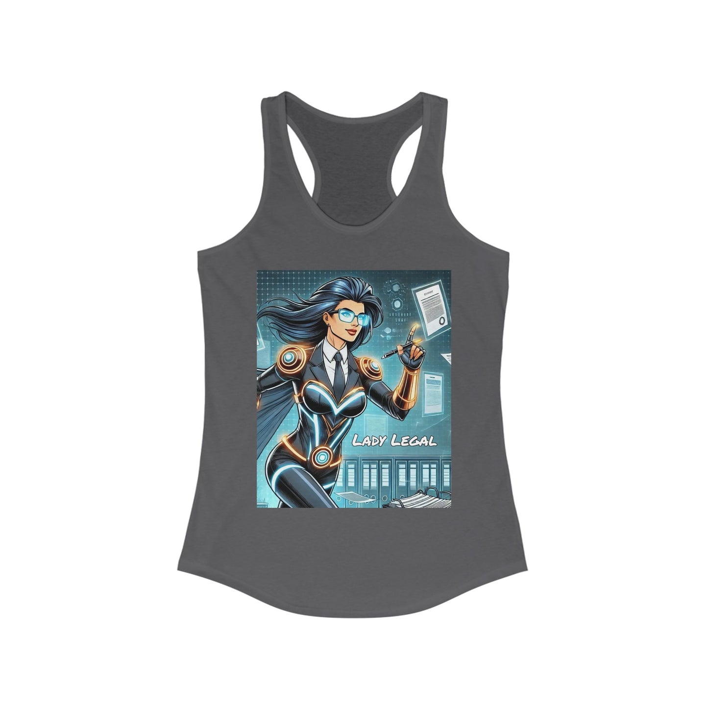 Lady Legal Super Hero Women's Racerback Tank