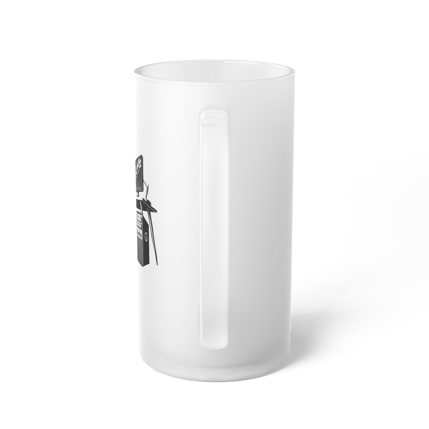 Gamer Postmodern Frosted Glass Beer Mug