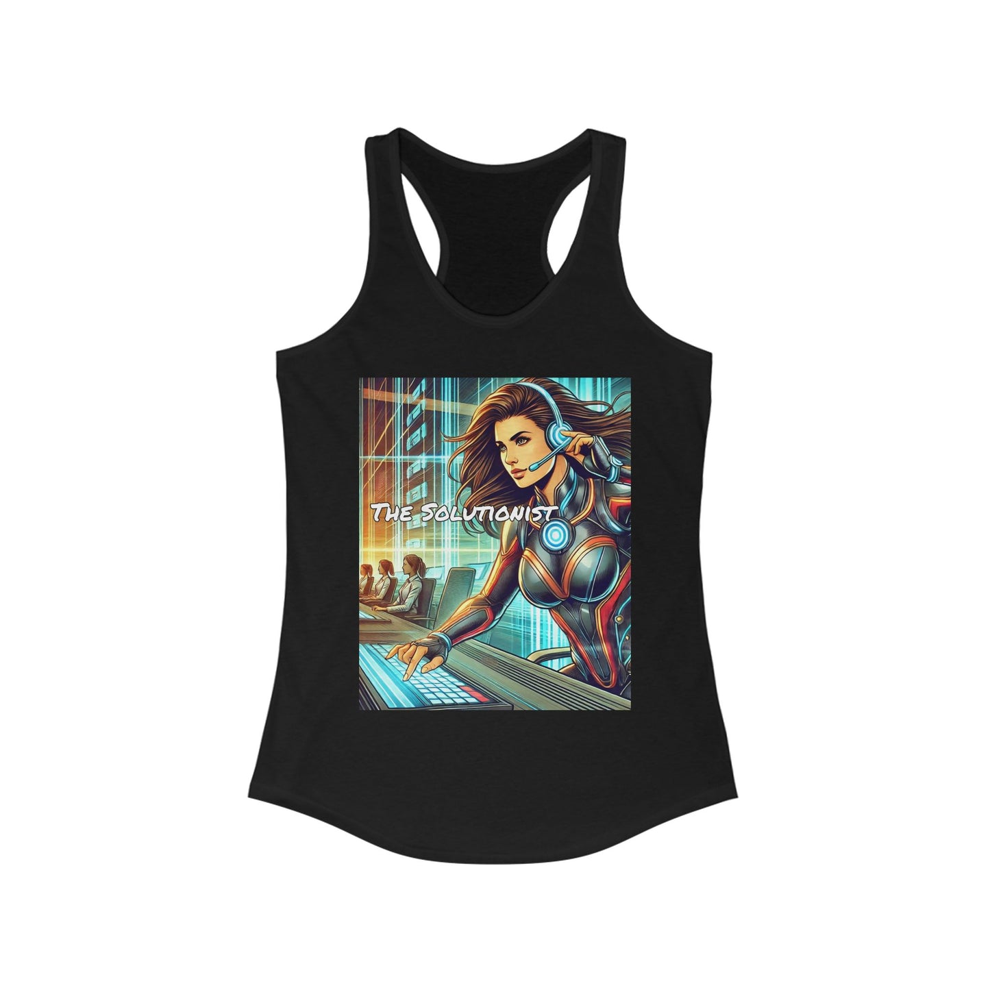 The Solutionist Super Hero Women's Racerback Tank