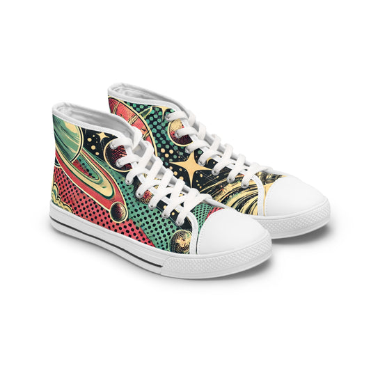 Space Women's High Top Sneakers