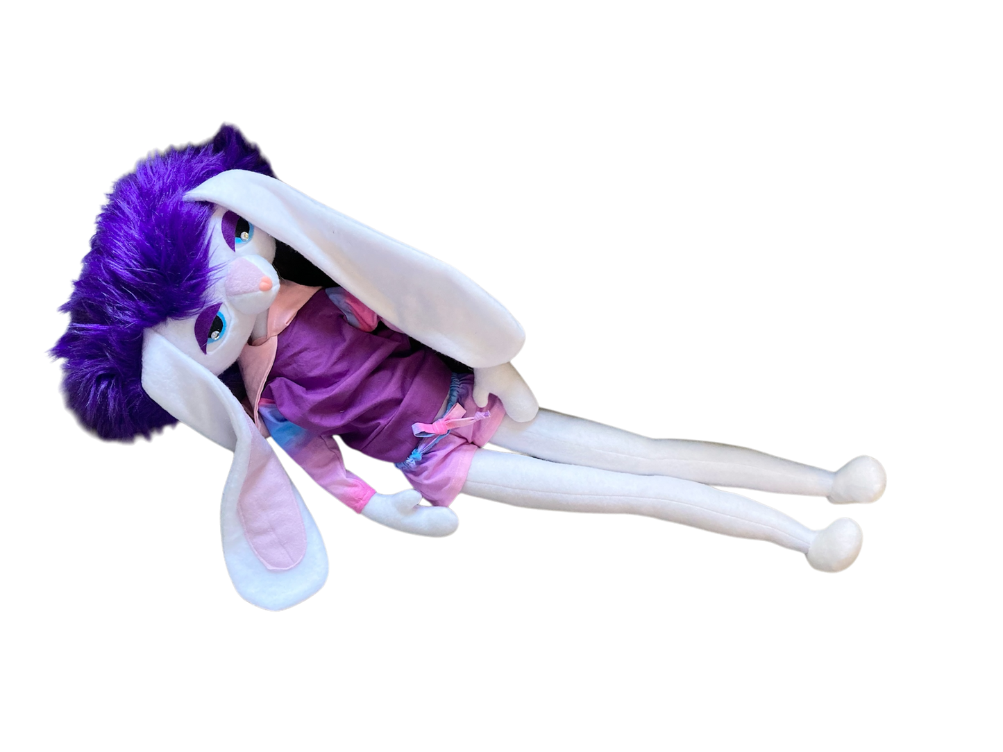 Bunny Girl Plushie Art Doll One of a Kind