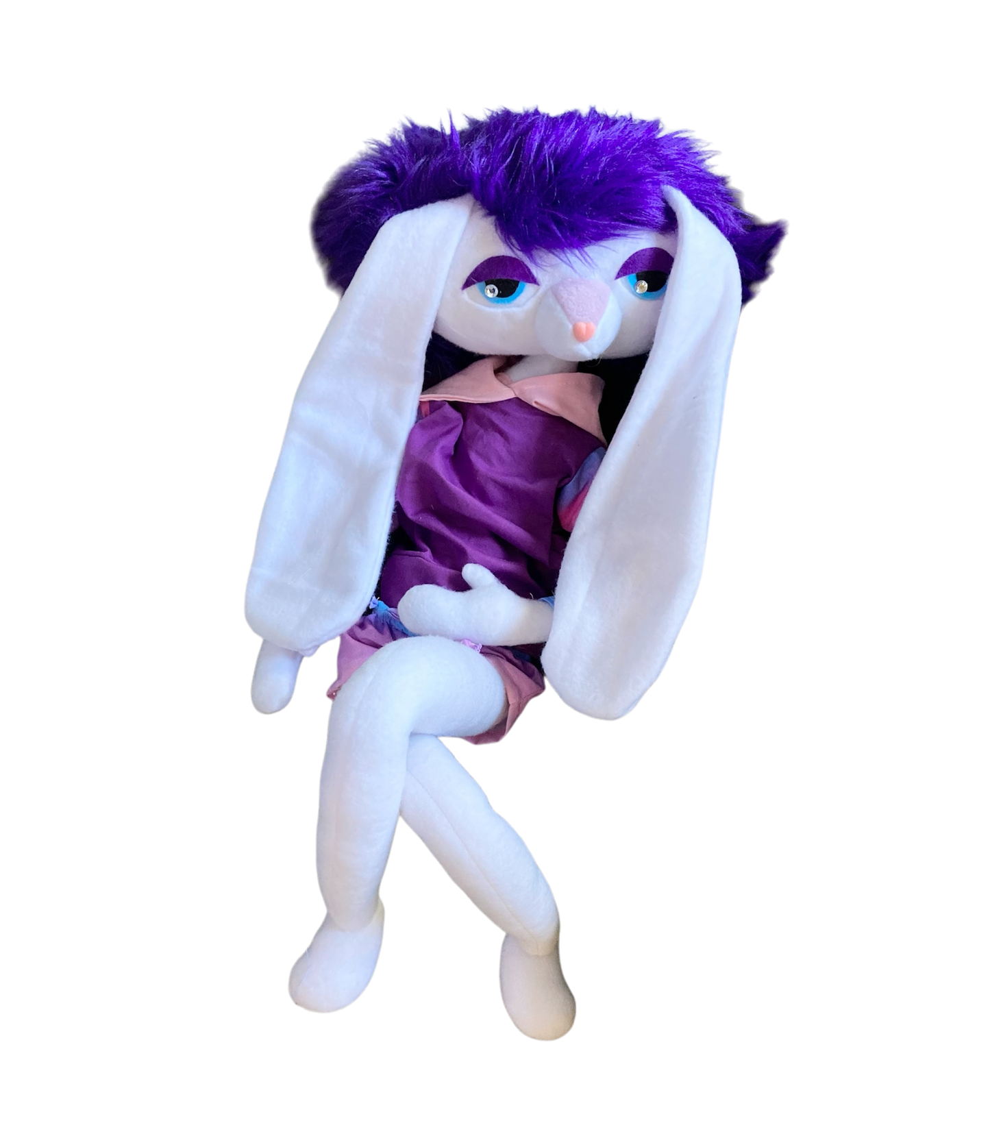 Bunny Girl Plushie Art Doll One of a Kind