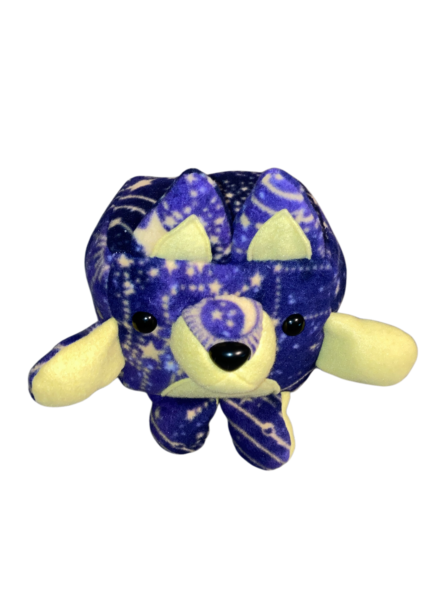 Astral Wolf Cube Plushie 6 inch tall